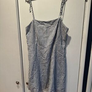 Old Navy Navy and White Striped Camisole